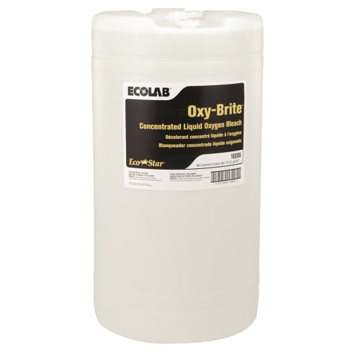 Ecolab® Liquid Laundry Oxygen Bleach, 15 Gallon, #6116006